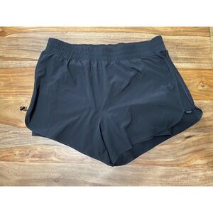 Avia Shorts 2-in-1 Athletic Running XXL Black Built-in Liner Pockets Cinch Side
